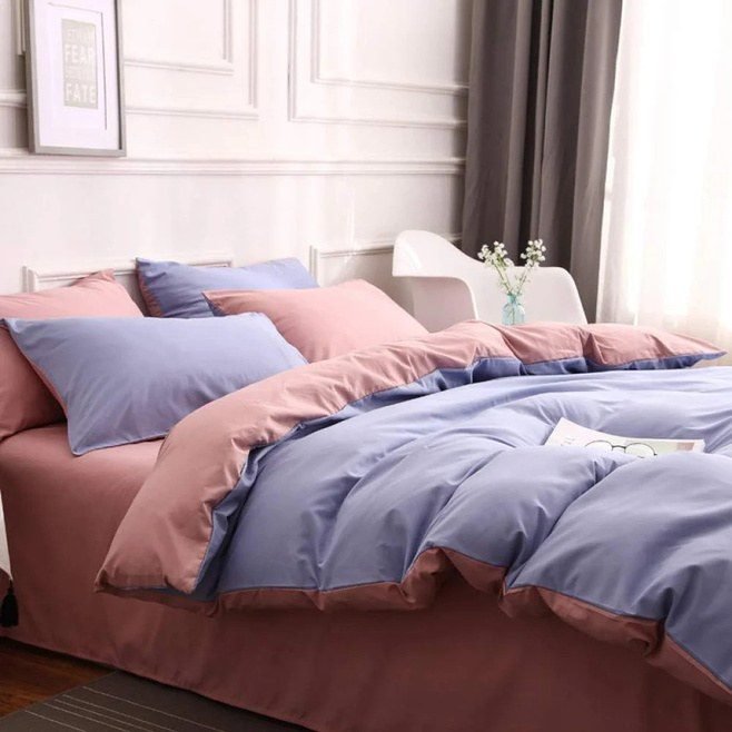 Dyed Two-Tone Bed Sets